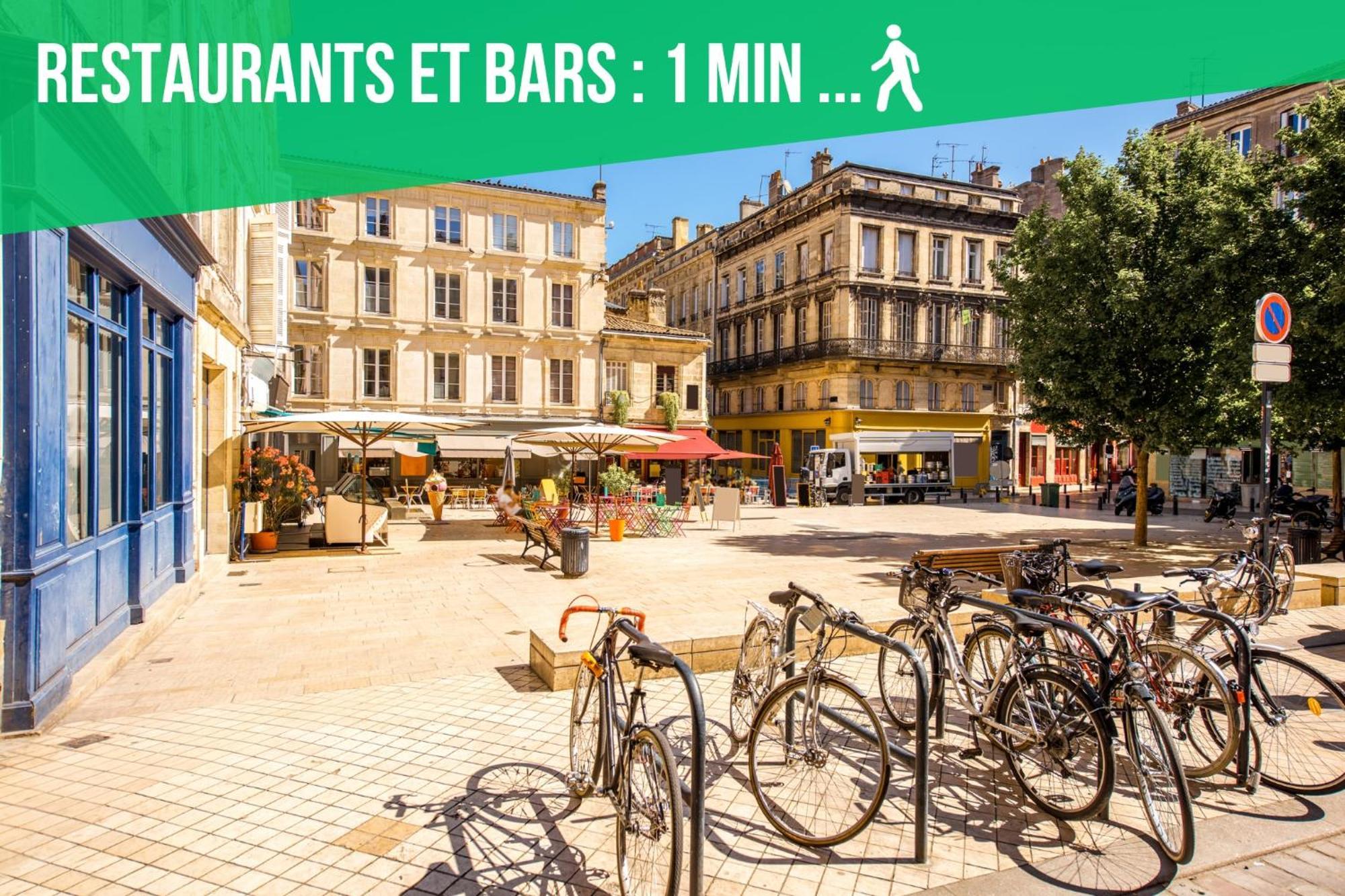 Free Parking - Self Checkin - Wifi - Netflix - City Center - Le Coste By Superbordeaux Buitenkant foto