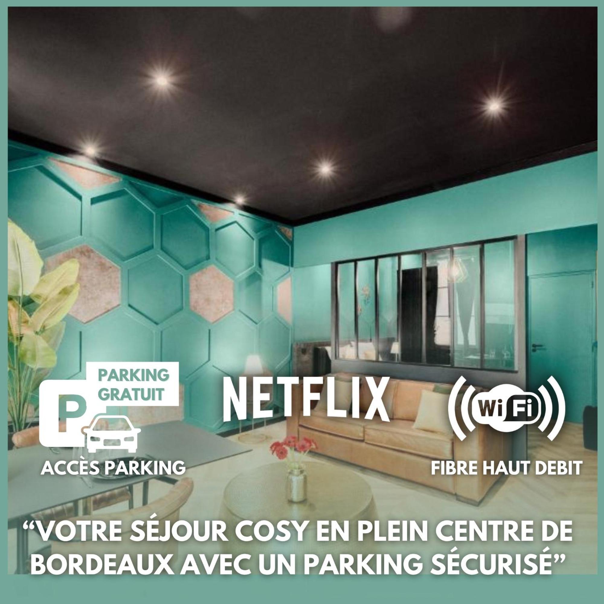 Free Parking - Self Checkin - Wifi - Netflix - City Center - Le Coste By Superbordeaux Buitenkant foto