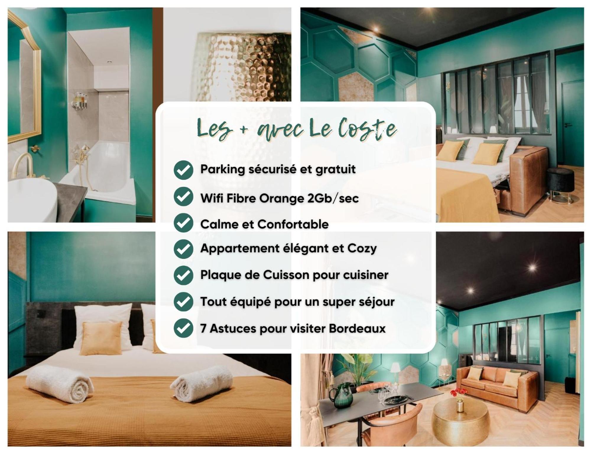 Free Parking - Self Checkin - Wifi - Netflix - City Center - Le Coste By Superbordeaux Buitenkant foto